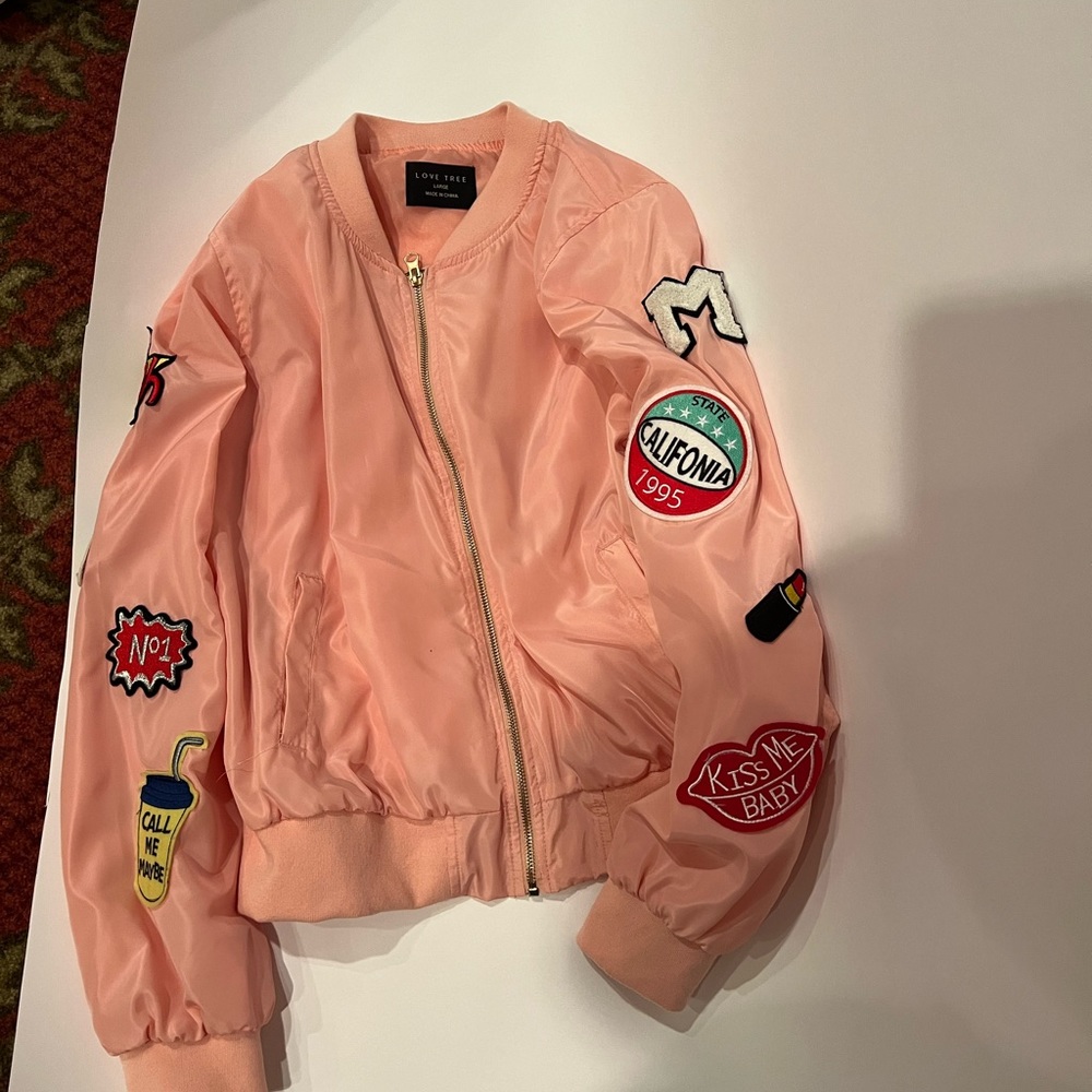 Bomber Pink Jacket